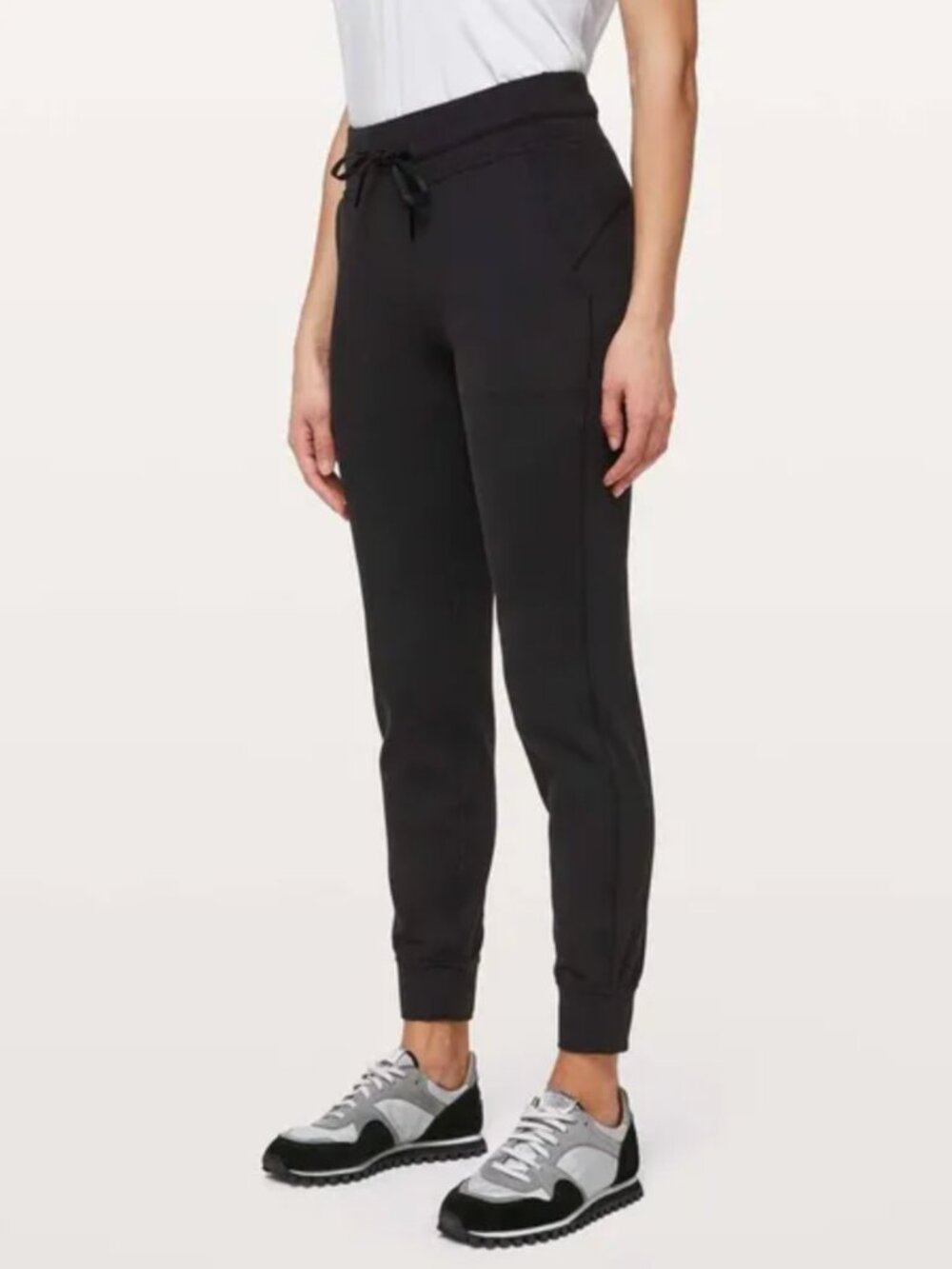 Lululemon Ready to Rulu Black Jogger Pant Athleisure Gym Walking Women's 6